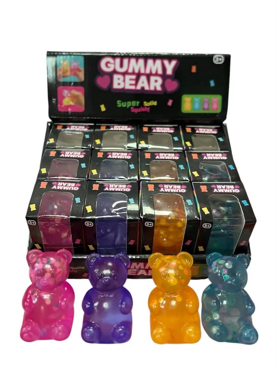Gummy Bear Miękka Figurka Miś Kolorowa Zabawka Antystresowa