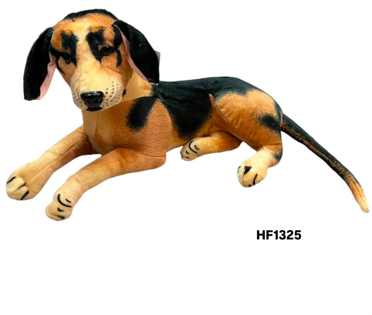 Pluszowy pies beagle 55 cm realistyczny leżący