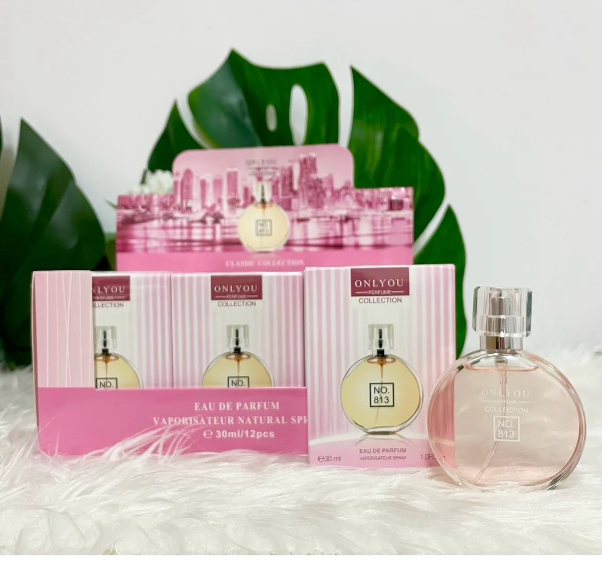 Perfumy Onlyou Collection No. 813 30 ml spray różowe szkło