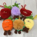 Pluszowe breloki owoce i warzywa miękkie zawieszki kolorowe