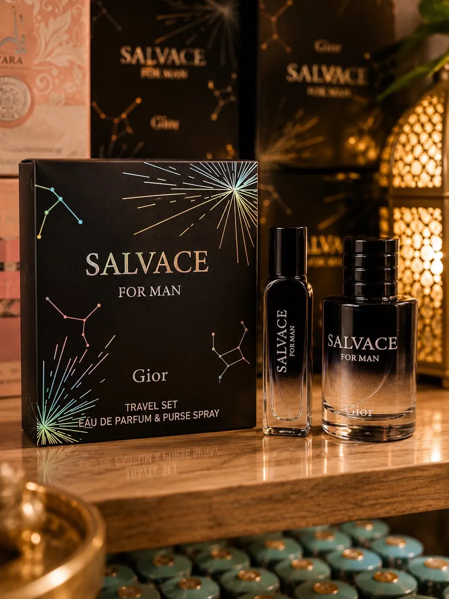 Salvace for Man Gior zestaw perfum 50ml i 20ml czarny