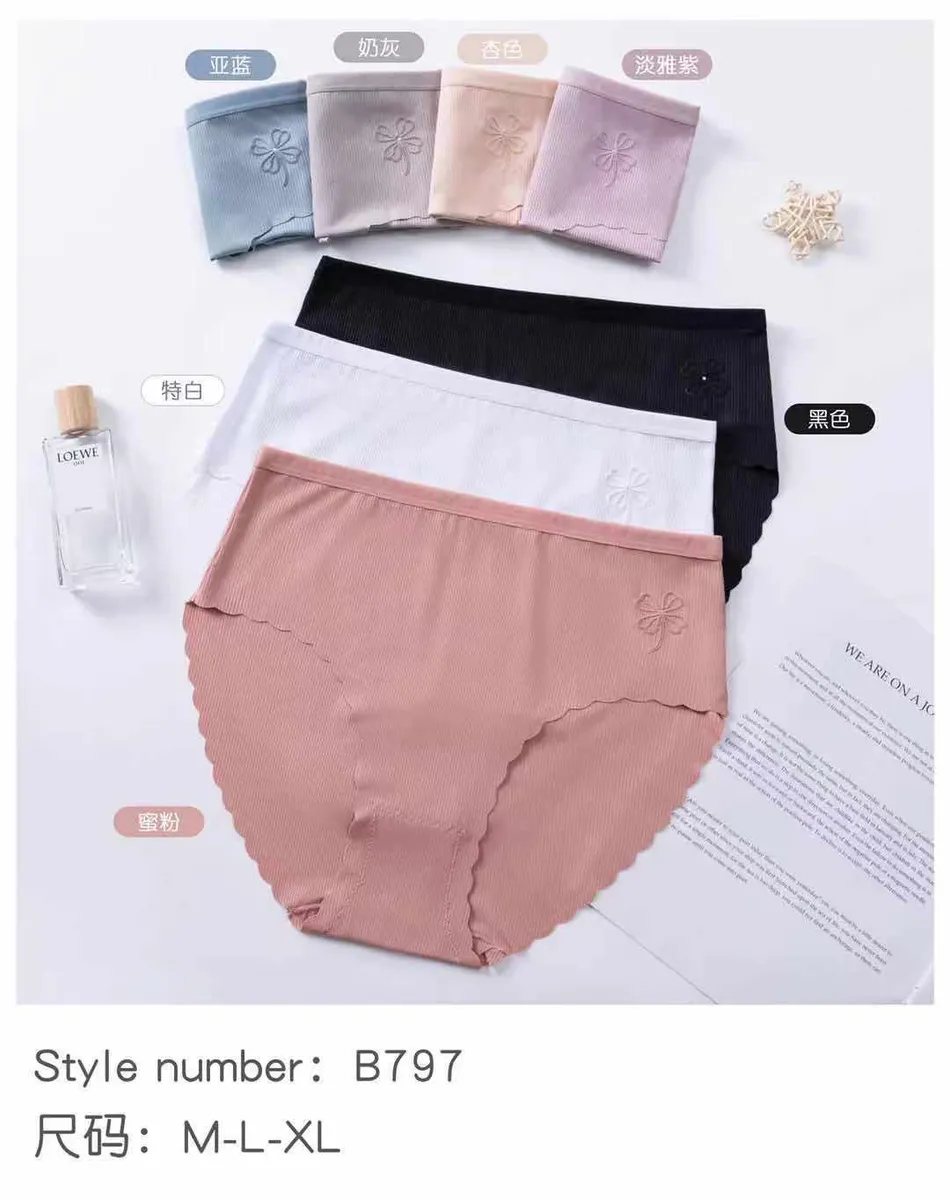 Majtki damskie B797 w pastelowych kolorach M-L-XL