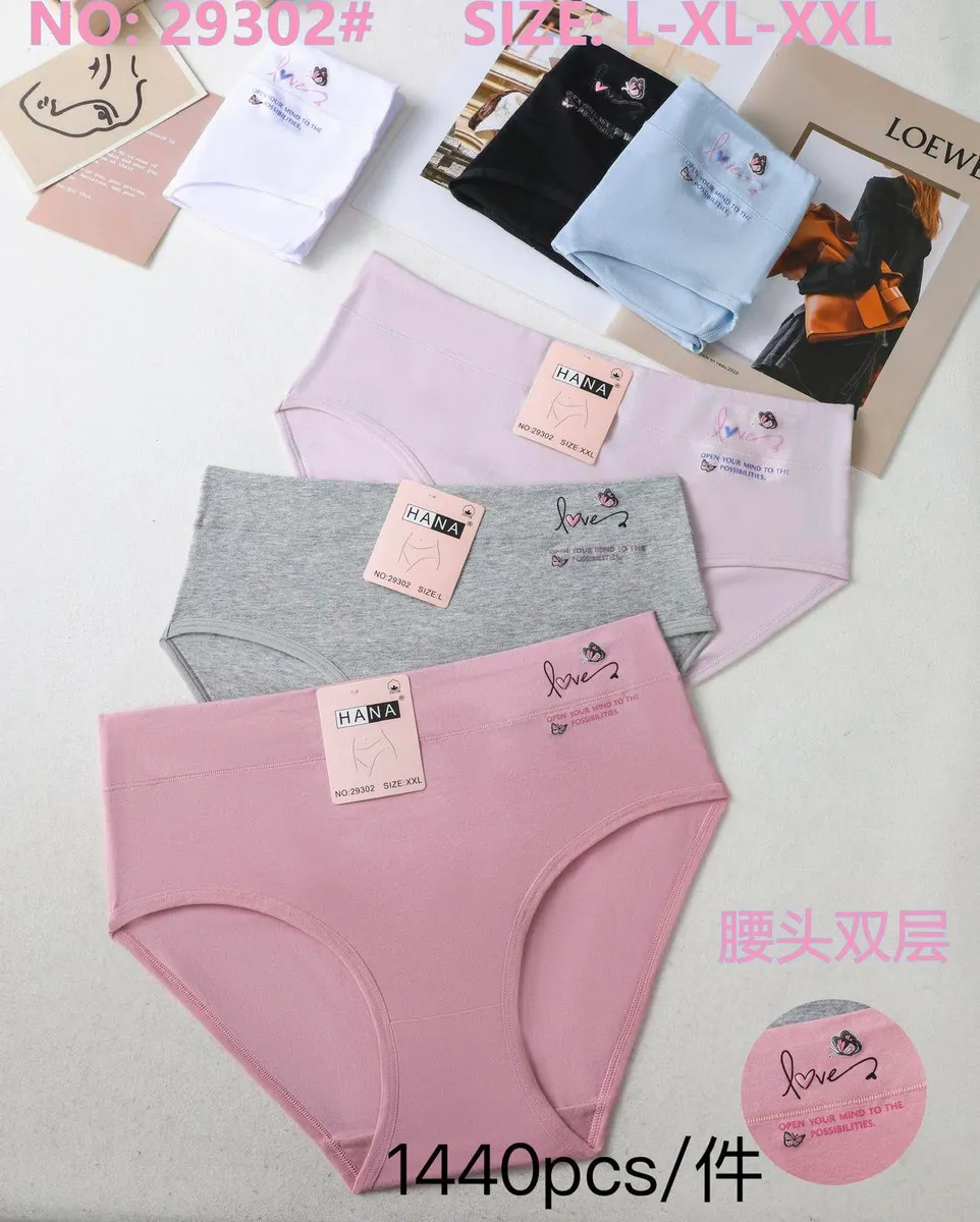 Majtki damskie HANA w pastelowych kolorach L-XXL