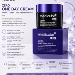 medicube Zero One Day Cream krem nawilżający z Panthenolem i BHA