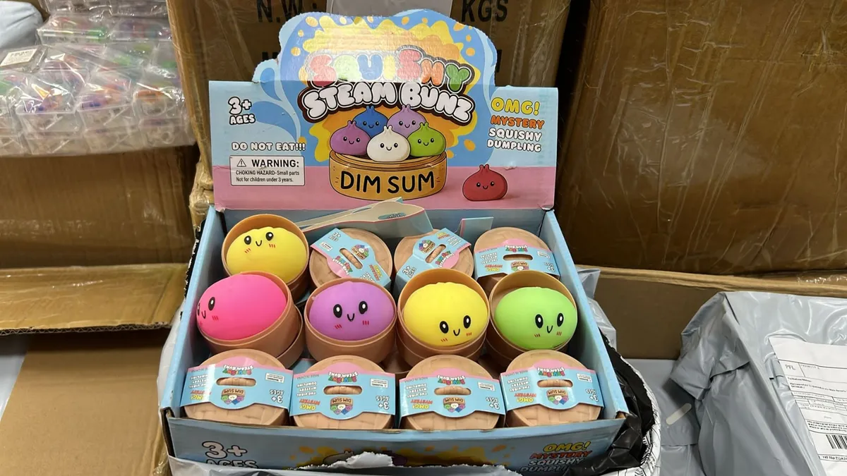 Kolorowe Squishy Steam Bunz Dim Sum - miękka zabawka antystresowa