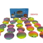 Kolorowe squishy bułeczki antystresowe 12 sztuk zestaw
