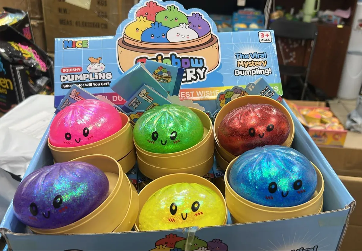 Squishy Dumpling Antystresowy Kolorowy Zestaw 6 sztuk