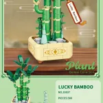 Klocki Lucky Bamboo Zielony Bonsai 23 cm z 308 elementów
