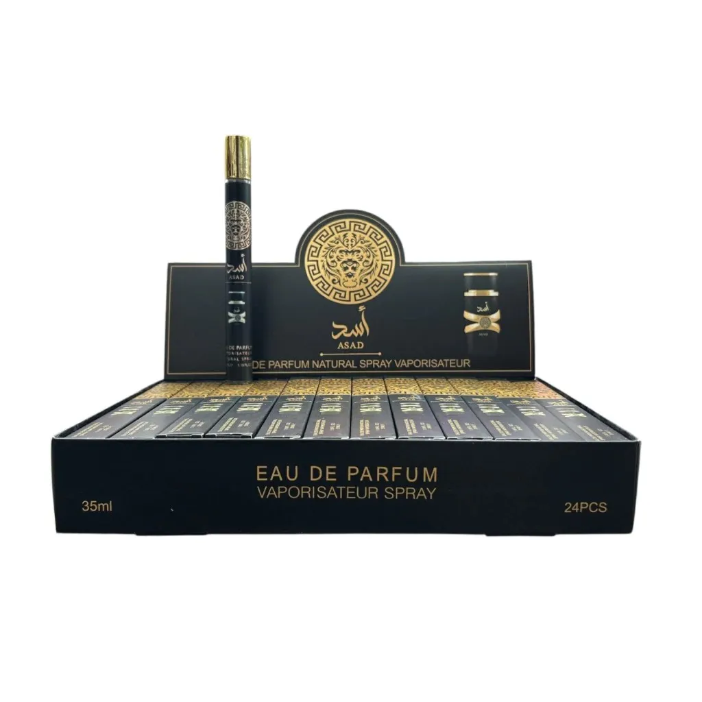 Perfumy ASAD 35ml spray czarno-złote opakowanie