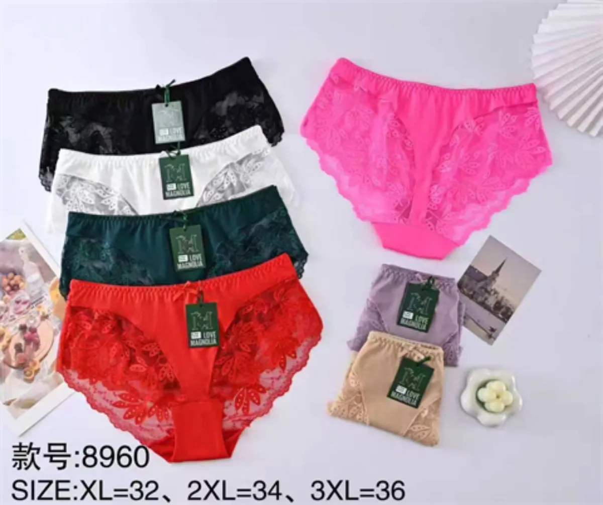 Majtki damskie koronkowe w różnych kolorach rozmiar XL-3XL