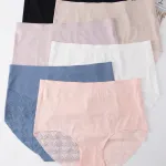 Majtki damskie Finella z koronką w pastelowych kolorach XL-XXXL