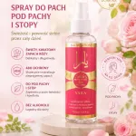 YARA SULTANA ROSE Spray do pach i stóp 150ml kwiatowy zapach róży