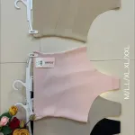 Beżowy i różowy top damski bezszwowy elastyczny
