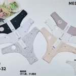 Medoosi Figi Stringi Bawełniane 95% Bawełna Mix Kolorów S-M-L