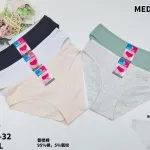Majtki damskie MEDOOSI bawełniane w pastelowych kolorach M-L-XL