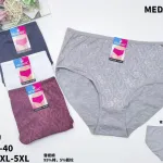 Majtki damskie MEDOOSI duże rozmiary 3XL-5XL wzór ornamentowy