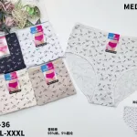 Majtki damskie MEDOOSI wzór GK bawełniane XL-XXXL