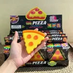 Squishy Toys Pizza miękka piankowa zabawka antystresowa żółto-pomarańczowa