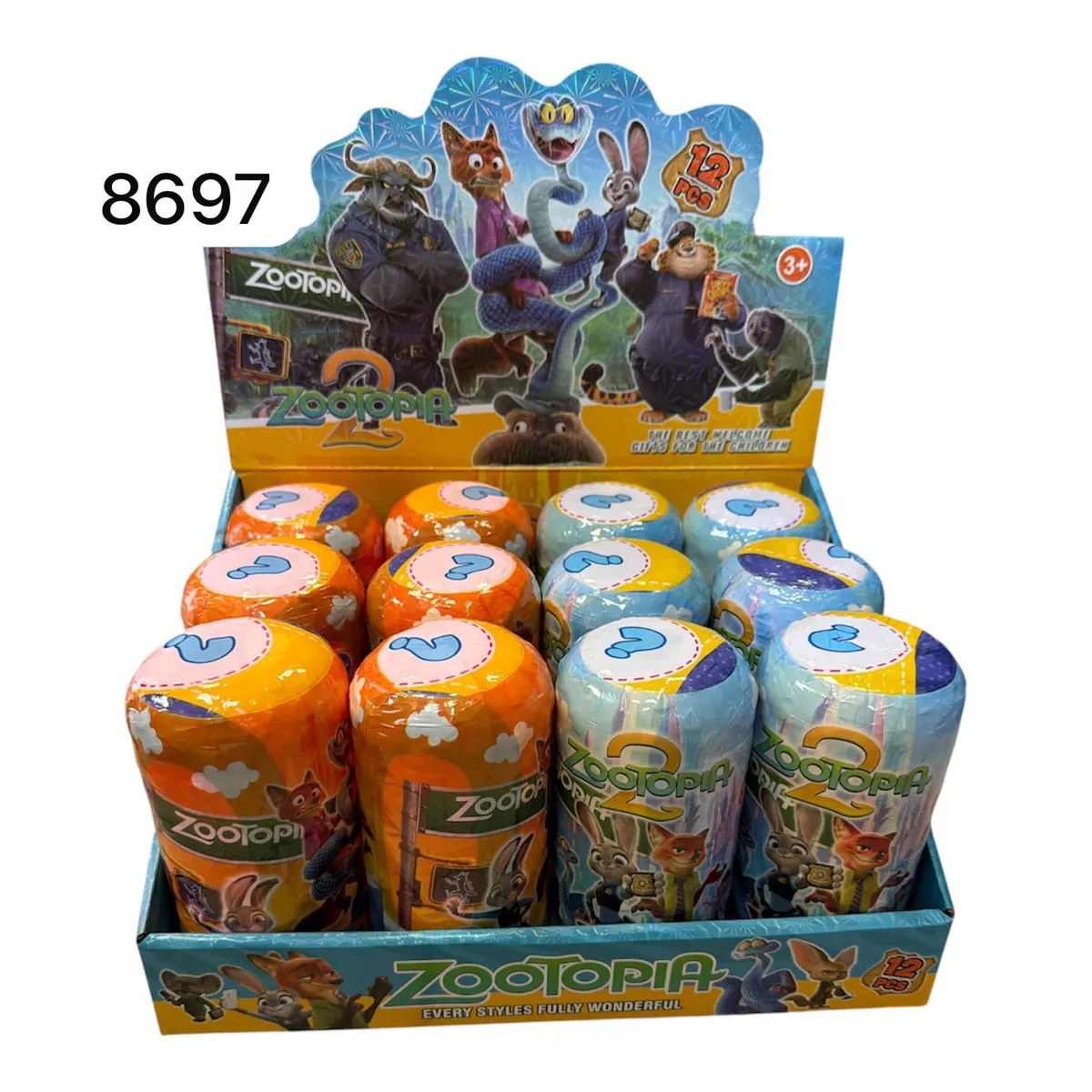 Tuba Zootiopia 12 sztuk kolorowa zabawka niespodzianka