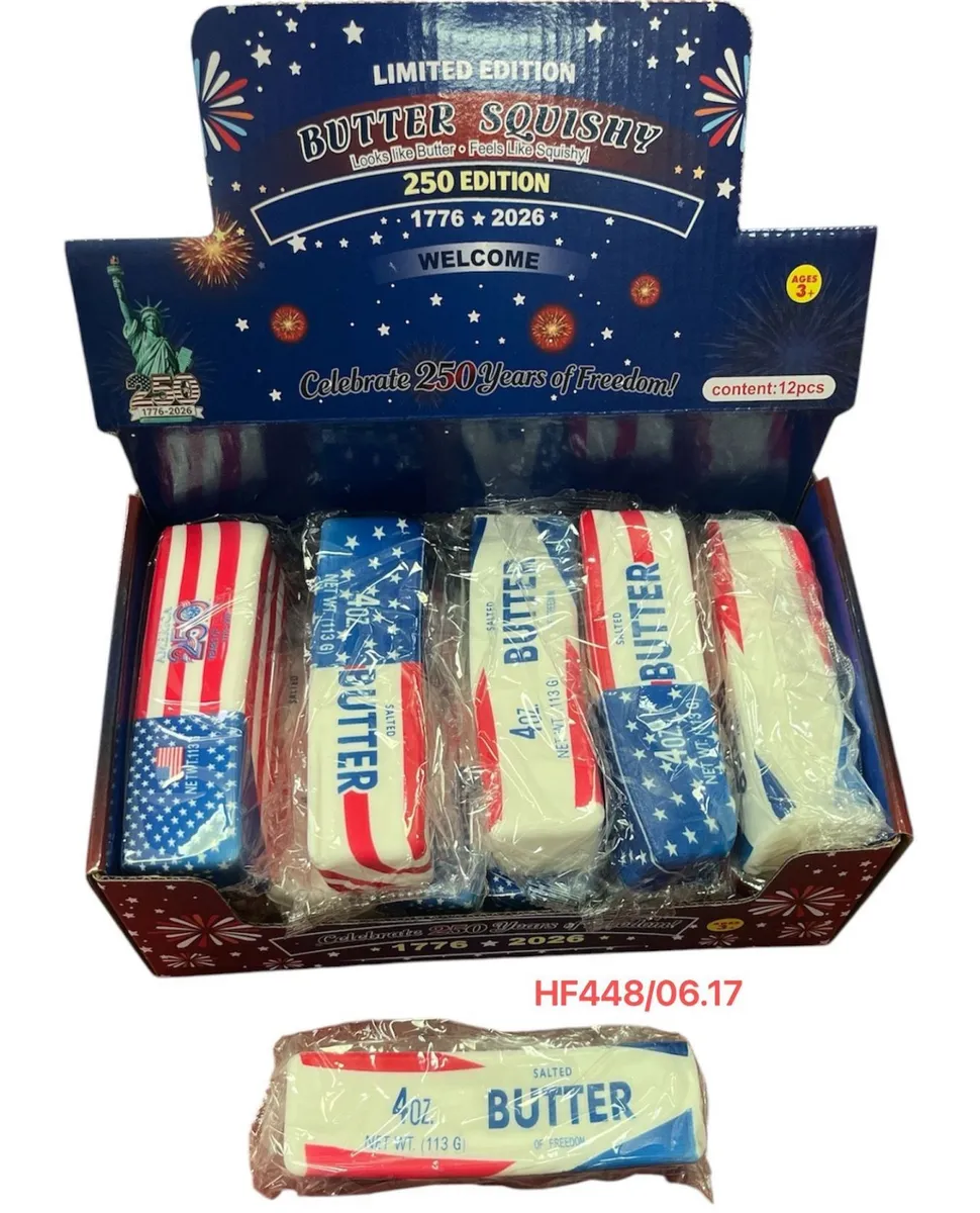 Butter Squishy Limited Edition 250 Years Freedom 4oz piankowy gadżet