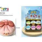 Powoli odprężające chlebiki 7 Toys kolorowe 8,5 cm