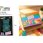 Squishy Miś Gummy Bear Zabawka Antystresowa 7 cm Kolorowa