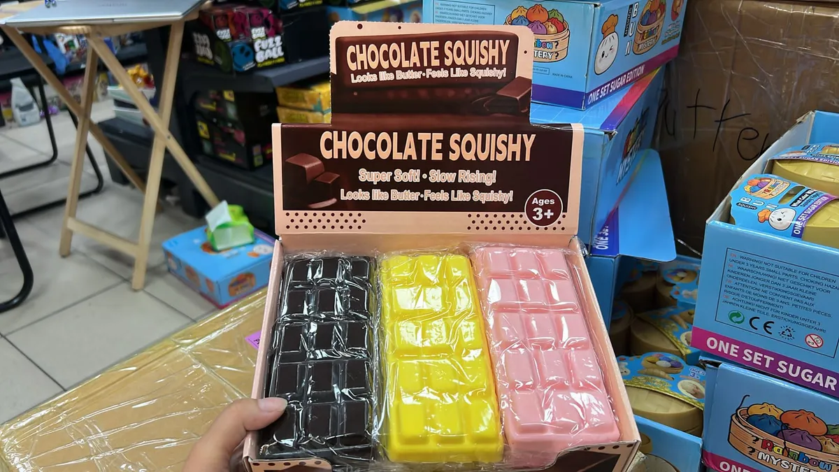 Chocolate Squishy Zestaw Antystresowy 3 Kolory