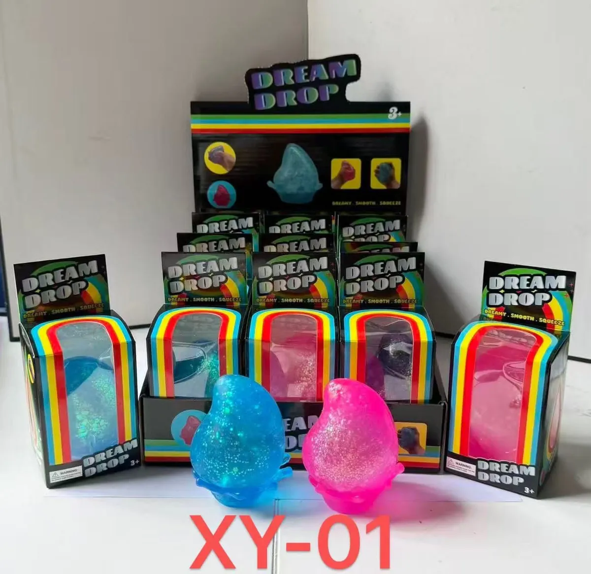 Dream Drop Antystresowy Gniotek Miękki Kolorowy XY-01