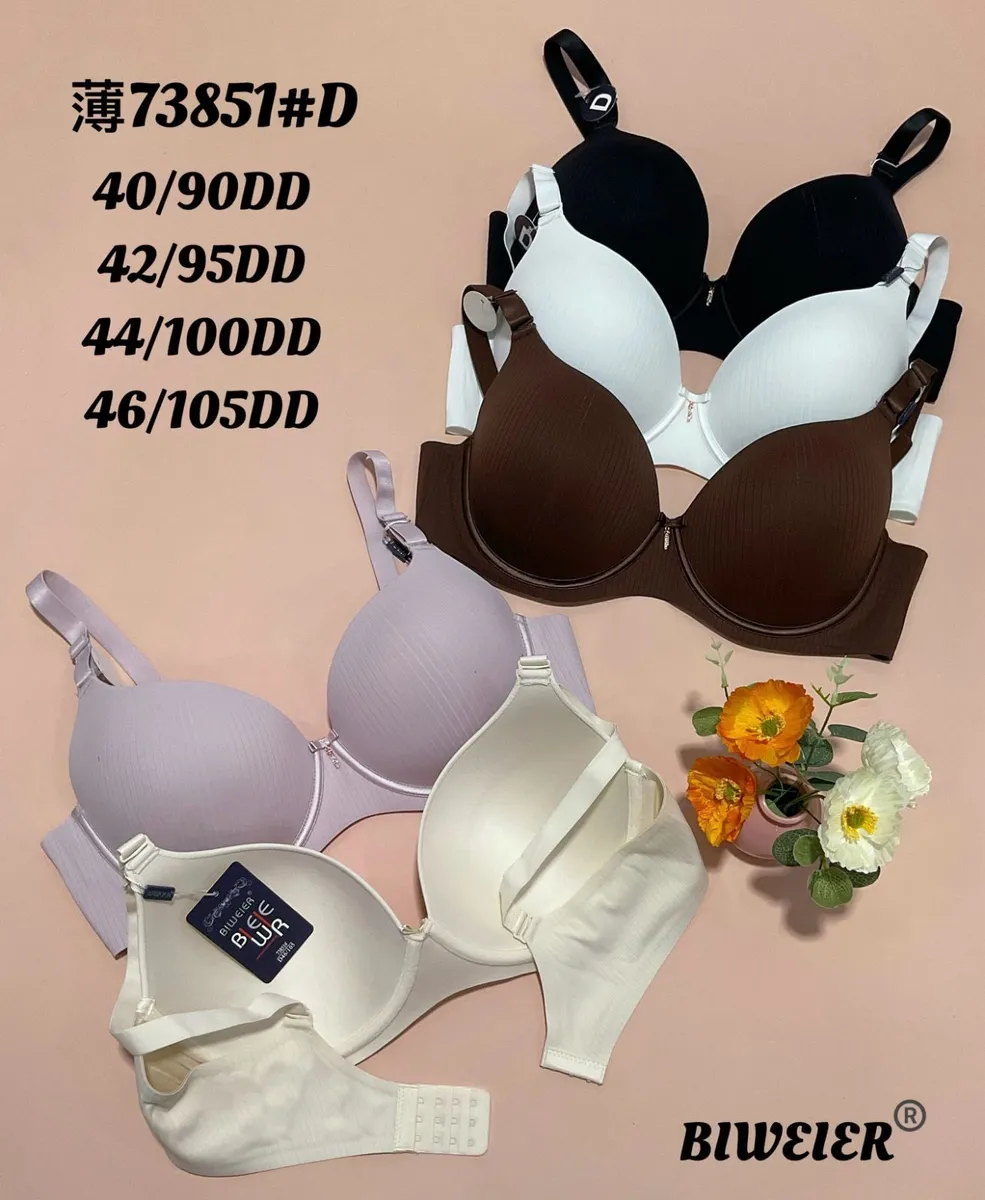 Biweier Biustonosz Push-up w Kolorach Pastelowych i Ciemnych 40-46 DD