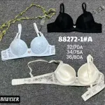 Biustonosz koronkowy push-up 32/70A 34/75A 36/80A czarny biały beżowy