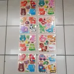 Drewniane puzzle edukacyjne zwierzęta i pojazdy 17x17 cm
