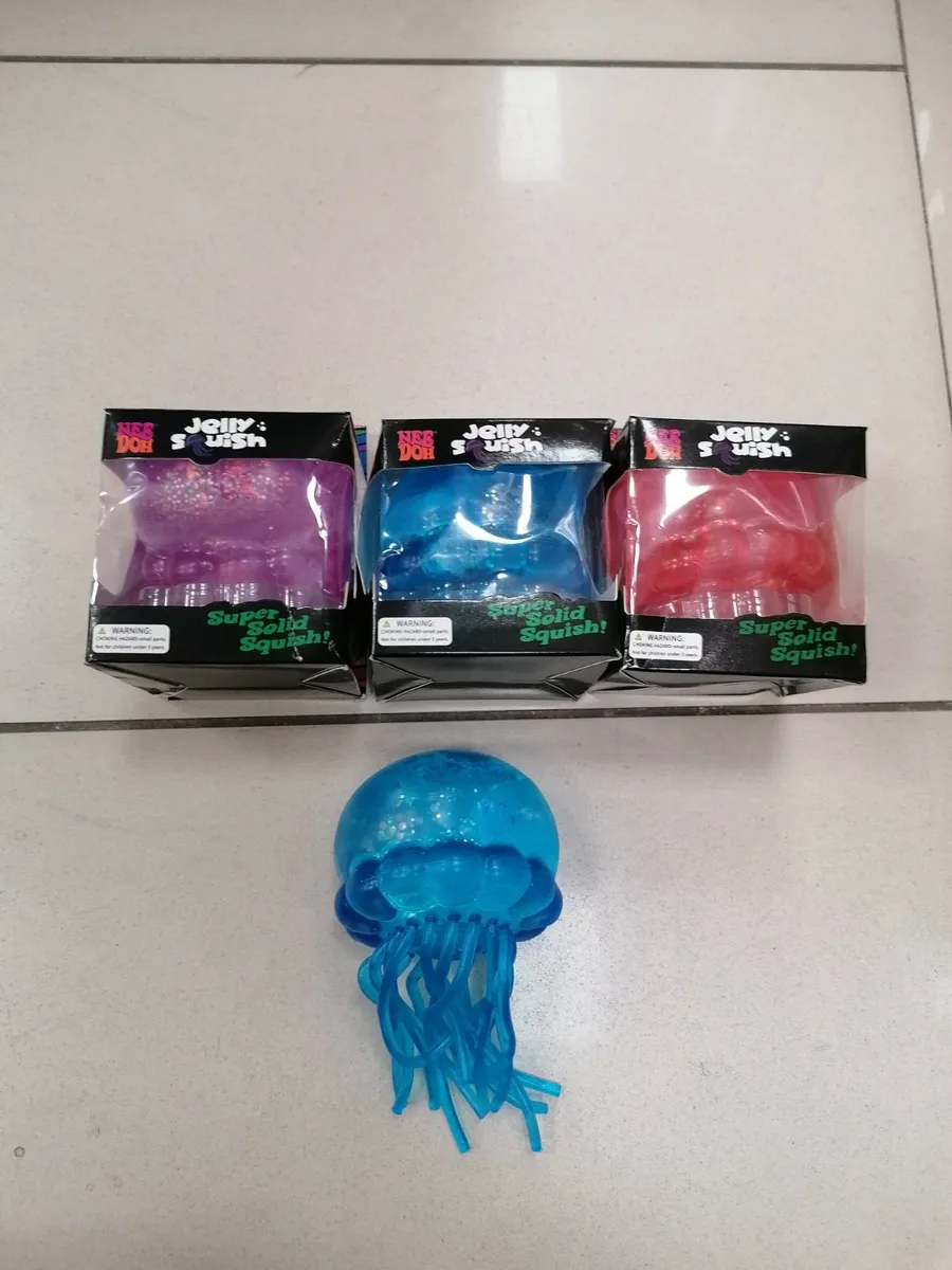 Jelly Squish Miękka Żelkowa Meduza Antystresowa Kolorowa