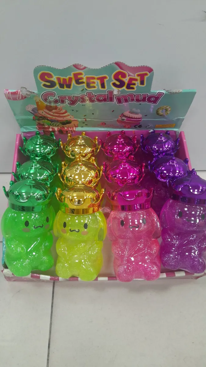 Sweet Set Crystal Mud Zestaw Kolorowego Gluta w Pojemnikach