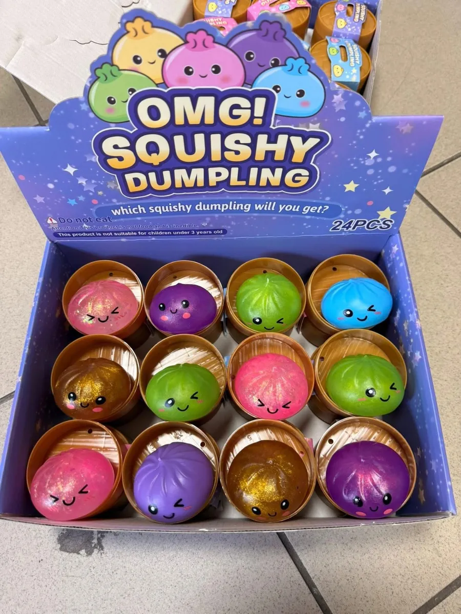 OMG! Squishy Dumpling Zabawka Antystresowa Kolorowa Mix
