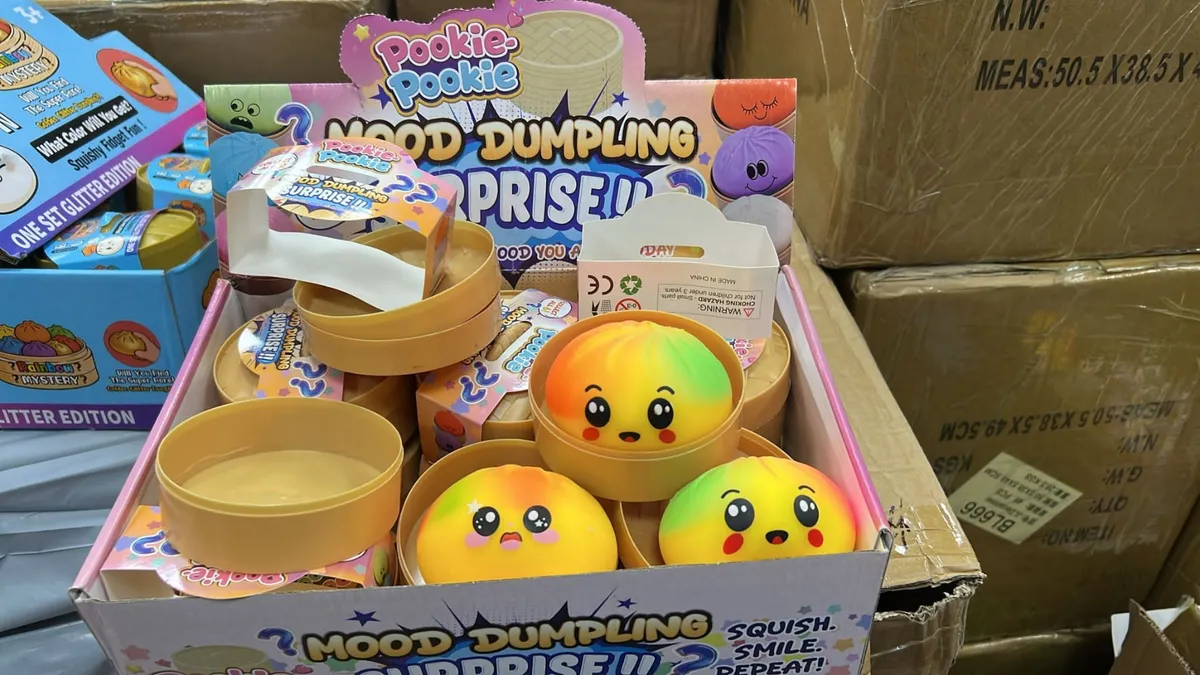 Pookie Pookie Kolorowe Antystresowe Bułeczki Squishy Zabawka
