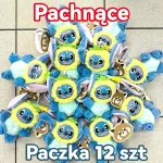 Pachnąca maskotka niebieska z żółtą obwódką 12 sztuk