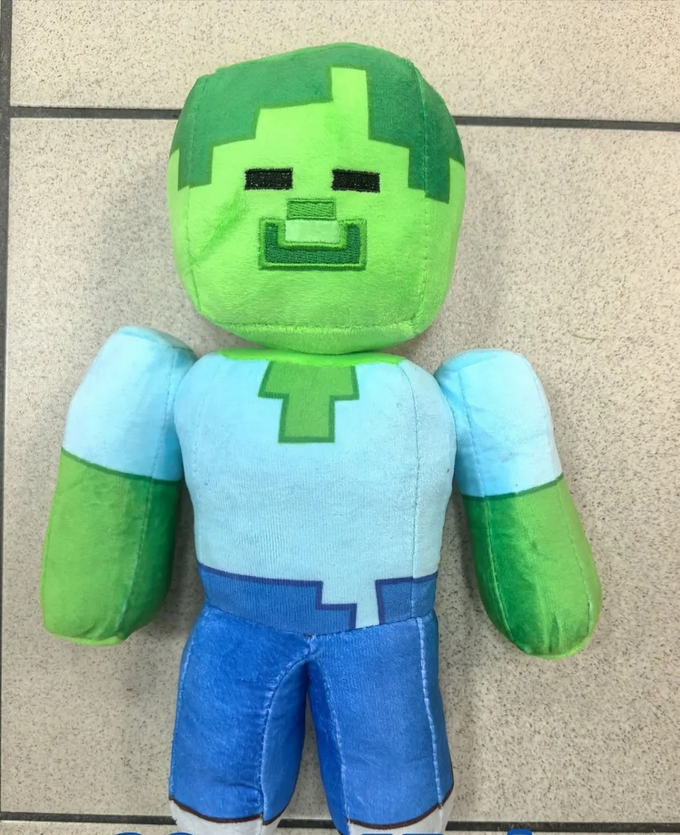 Pluszowa zabawka Minecraft 30cm zielono-niebieska