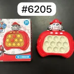 Zabawka Antystresowa Push Pop Pies Strażak Czerwony 12x10cm
