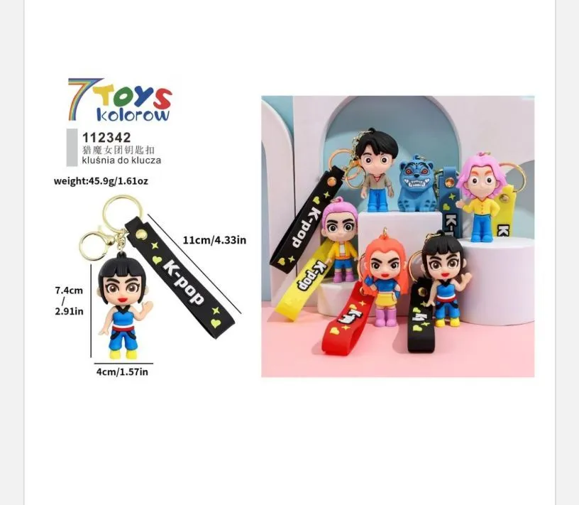 Brelok K-pop z kolorową figurką 7 Toys 7 cm