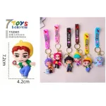 Brelok Kpop kolorowy z figurką 7 cm z tworzywa