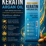King Love Beauty Keratin Argan Oil 100ml nawilżający olejek do włosów