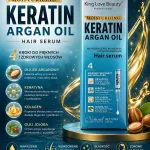 King Love Beauty Serum do włosów Keratyna i Olejek Arganowy 100ml