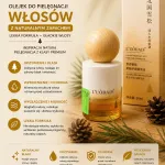 L’UÔDAIS Olejek do pielęgnacji włosów 50 ml z naturalnym zapachem