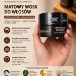 Matowy wosk do włosów L’UÔDAIS 80 g mocne utrwalenie