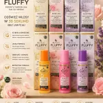 RAKO FLUFFY suchy szampon spray 150 ml Keratin Rose Oil Lavender