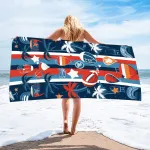 Ręcznik plażowy z mikrofibry 70x140 cm mix kolorów