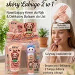 Zestaw do pielęgnacji skóry Labugo 2 w 1 krem do rąk i balsam do ust