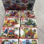 Super Brother Zestaw Klocków Konstrukcyjnych 8 modeli pojazdów