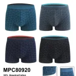 Bokserki męskie PESAIL bawełniane z elastanem wzór MPC80920