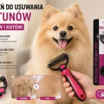 Grzebień do usuwania kołtunów dla psów i kotów z ergonomicznym uchwytem